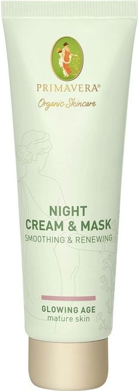 Gezichtsverzorging - Nachtcrème & Masker Gladmakend & Vernieuwend - Natuurlijk - 50ml