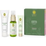 Primavera - Glowing Age - Starter & Travel Set - 25 ml - Inclusief Reinigingsmelk, Tonerlotion en Dagcrème