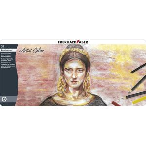 Eberhard Faber tekenset - Artist Color - 37 stuks - in metaaletui - EF-516937