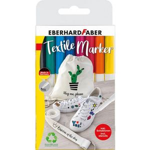 Eberhard Faber Textielmarkers Junior 2 Mm 12-delig