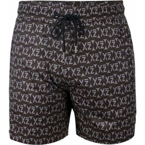 YEAZ Zwemshorts 'Seashey'  grijs / zwart