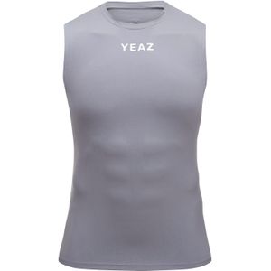 YEAZ Functioneel shirt 'Instruktor'  basaltgrijs / wit