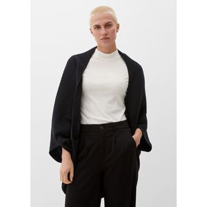 S.Oliver Gebreid Vest Zwart