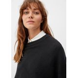 S.Oliver Gebreide Poncho Zwart