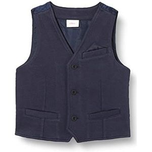 s.Oliver Vest in stofmix, Donkerblauw, 104 cm