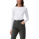 Dames - Longsleeve - Ribstructuur - Katoen - Casual Look