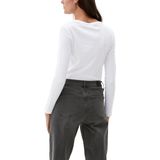 Dames - Longsleeve - Ribstructuur - Katoen - Casual Look