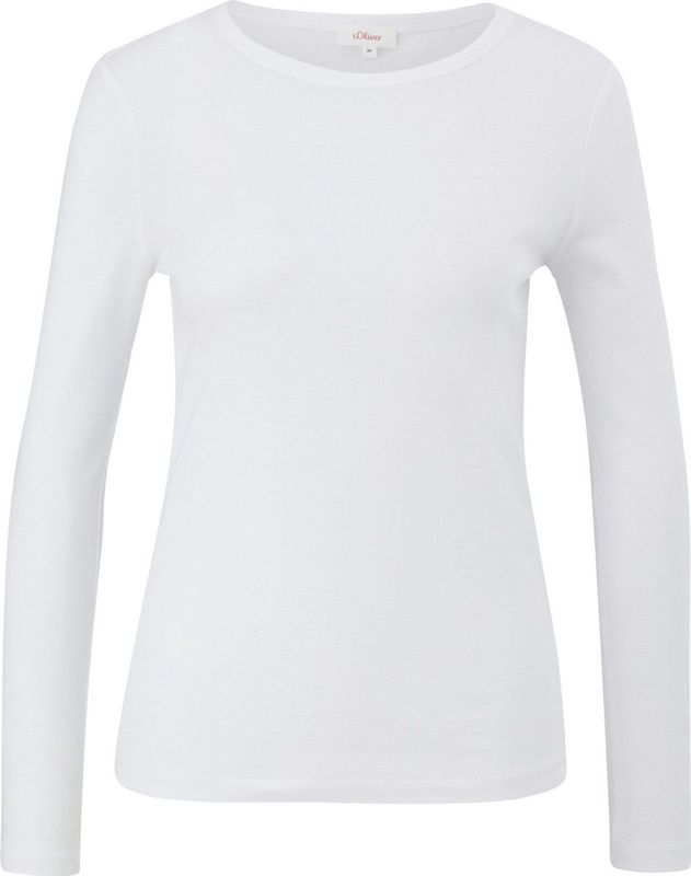 Dames - Longsleeve - Ribstructuur - Katoen - Casual Look