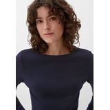 Longsleeve - Ribstructuur - Dames - Katoen - Casual Look