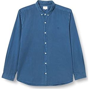 Q/S by s.Oliver Herenhemd, lange mouwen, blauw, maat S, blauw, S