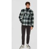 QS - Overhemd - Navy - Lange Mouw - Regular Fit