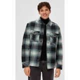 QS - Overhemd - Navy - Lange Mouw - Regular Fit