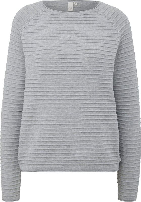 QS Strickpullover, mit Strukturmuster