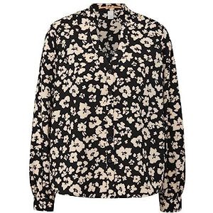 Crêpe blouse met print all-over