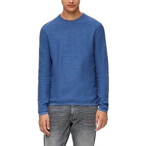 Q/S by s.Oliver Gebreide trui voor heren, blauw, XXL