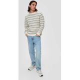Q/S By S.Oliver Gestreepte Trui Ecru