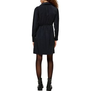 Q/S designed by - Jurk - Zwart - Viscose