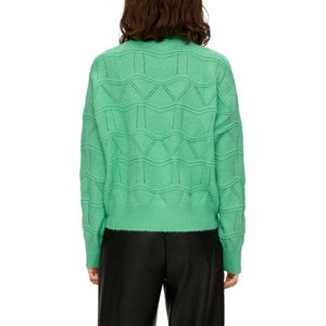 Gebreide Trui - Green - 63% Polyacryl, 35% Polyester, 2%