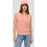 QS Shirttop Strickpullunder mit V-Neck