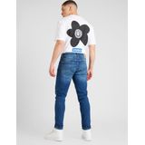 Jeans - Shawn - Jeans - Blauw - 99% Katoen, 1% Elastan, Regular Fit, Taps Toelopende Pijpen