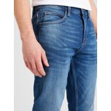 Jeans - Shawn - Jeans - Blauw - 99% Katoen, 1% Elastan, Regular Fit, Taps Toelopende Pijpen