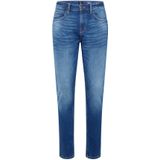 Jeans - Shawn - Jeans - Blauw - 99% Katoen, 1% Elastan, Regular Fit, Taps Toelopende Pijpen