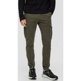 Q/S By S.Oliver Slim Fit Cargo Broek Donkergroen