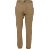 Broek - Slim Fit - Halfhoge Taille - Knoop Sluiting - Zakken