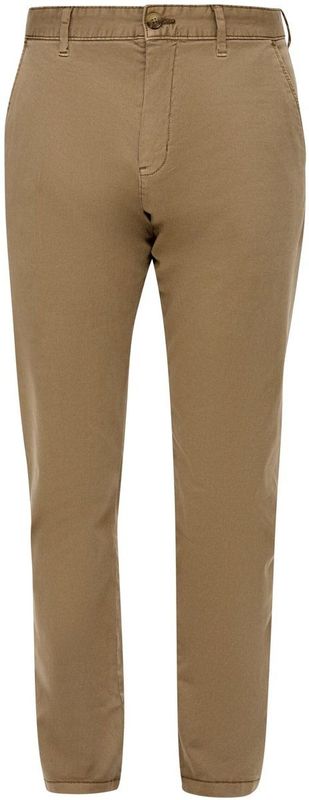 Broek - Slim Fit - Halfhoge Taille - Knoop Sluiting - Zakken