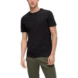 QS - Shirt - Wit - Jersey - Ronde Hals, Kwartmouw, Normale Pasvorm