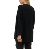 Vesten - Effen - Viscose - Losse Pasvorm - Lange Mouw