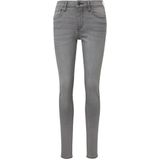 Jeans - Grey - Slim Fit - Riemlussen - Patches - Achterzakken - Ritssluiting