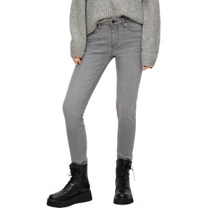 Jeans - Grey - Slim Fit - Riemlussen - Patches - Achterzakken - Ritssluiting