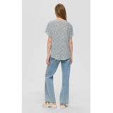 Blouse - Bloemenprint - Viscose - Gevoerde Zoom - Oversized