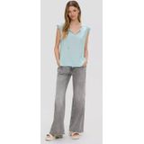 Blouse - Mouwloze Blouse - Broderie Anglaise