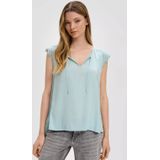 Blouse - Mouwloze Blouse - Broderie Anglaise