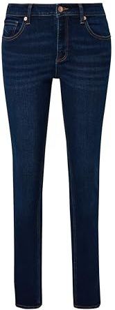 Jeans - Catie - Jeans - Effen - Slimfit, Mid Waist, Denim, 5-Pocket Style