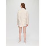 QS - Overhemdblouse - Streepmotief - Puur Katoen - Regular Fit