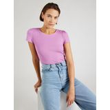 QS by s.Oliver - T-shirt - Zwart - Mix van Modal en Elastaan