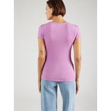 QS by s.Oliver - T-shirt - Zwart - Mix van Modal en Elastaan