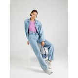 QS by s.Oliver - T-shirt - Zwart - Mix van Modal en Elastaan