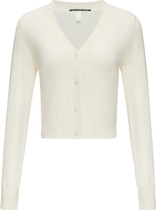 Qs Women-Cardigan--0400 WHITE-Maat M
