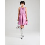 Jurk - Gevoerde Zoom - Viscose - Effen - Mouwloos