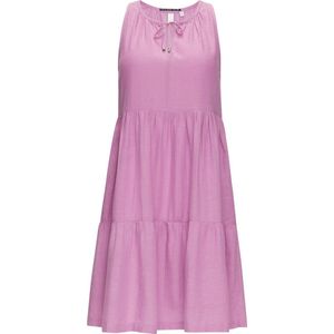 Jurk - Gevoerde Zoom - Viscose - Effen - Mouwloos