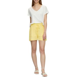 Qs Women-Broek--1606 YELLOW-Maat 34
