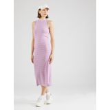 QS by s.Oliver - Midi-jurk - Zwart - Katoen - Mouwloos Design