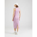 QS by s.Oliver - Midi-jurk - Zwart - Katoen - Mouwloos Design