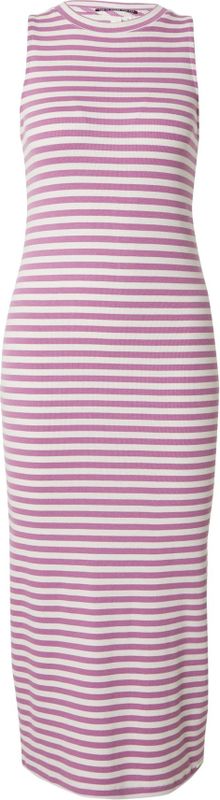 QS by s.Oliver - Midi-jurk - Zwart - Katoen - Mouwloos Design