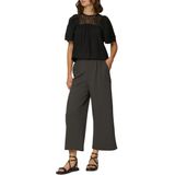 Q/S designed by - Broek - Maat 34 - Vrouwen - 9666 GREY/BLACK - polyester