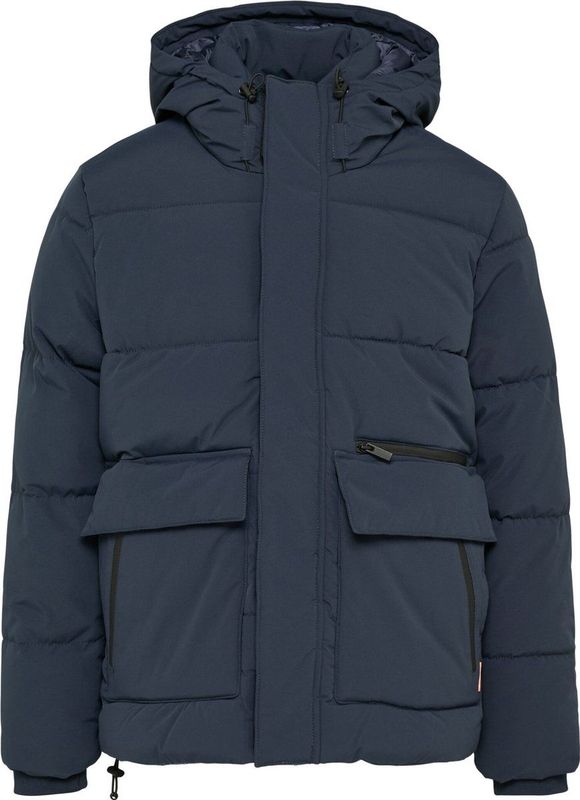 Gewatteerde Jas - Effen - Licht Gevoerd - Normale Pasvorm